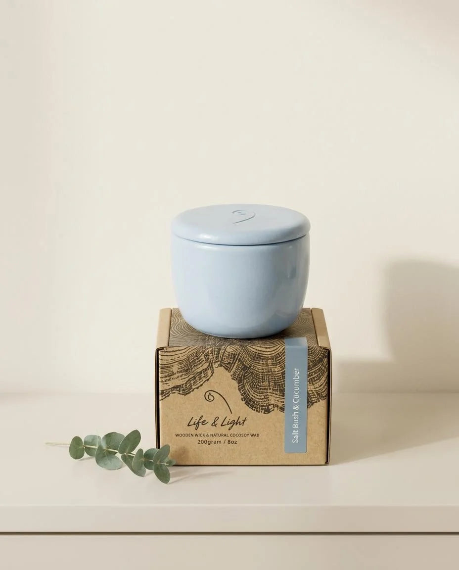 SALT BUSH & CUCUMBER 100g candle