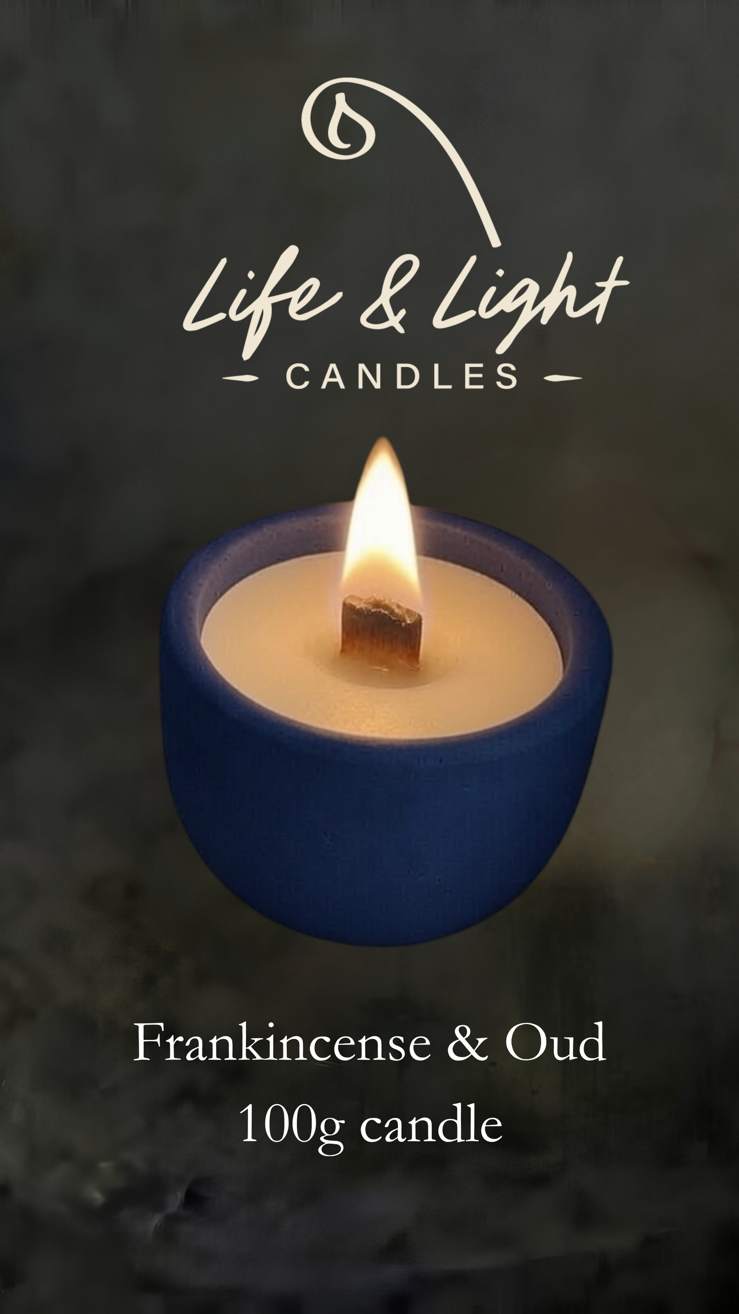 Frankincense and Oud 100g Candle