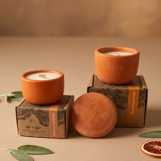 BLOOD ORANGE & SAGE candles