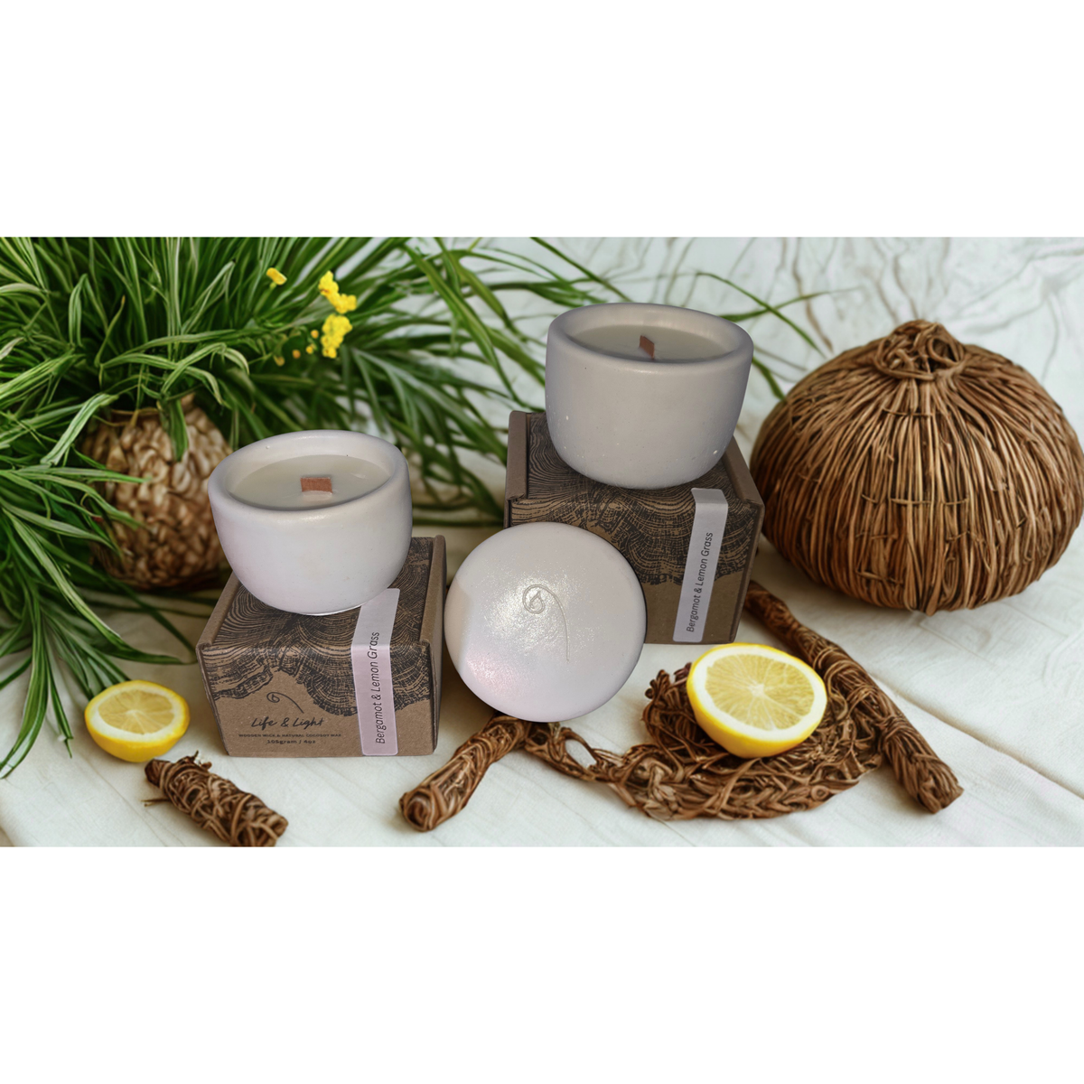 BERGAMOT AND LEMONGRASS Candles