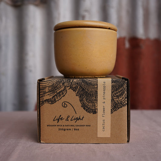 CACTUS FLOWER & PINEAPPLE 200g candle