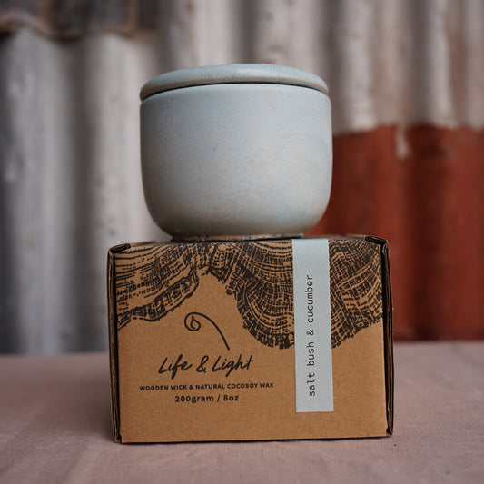 SALT BUSH & CUCUMBER 200g candle