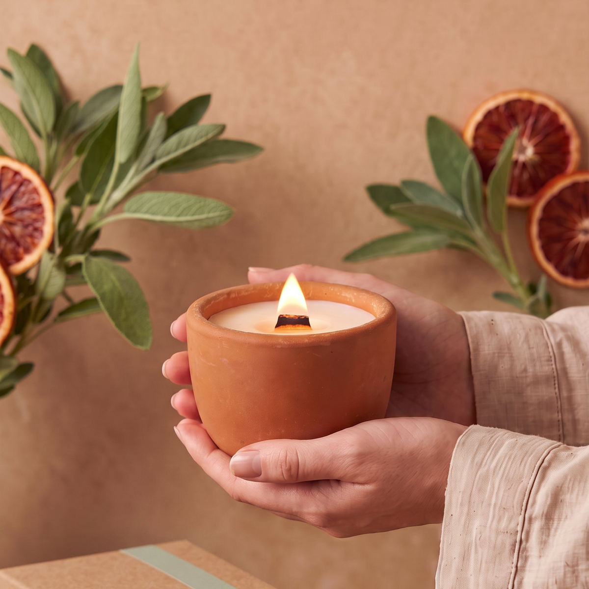 Blood Orange and Sage 100g candle
