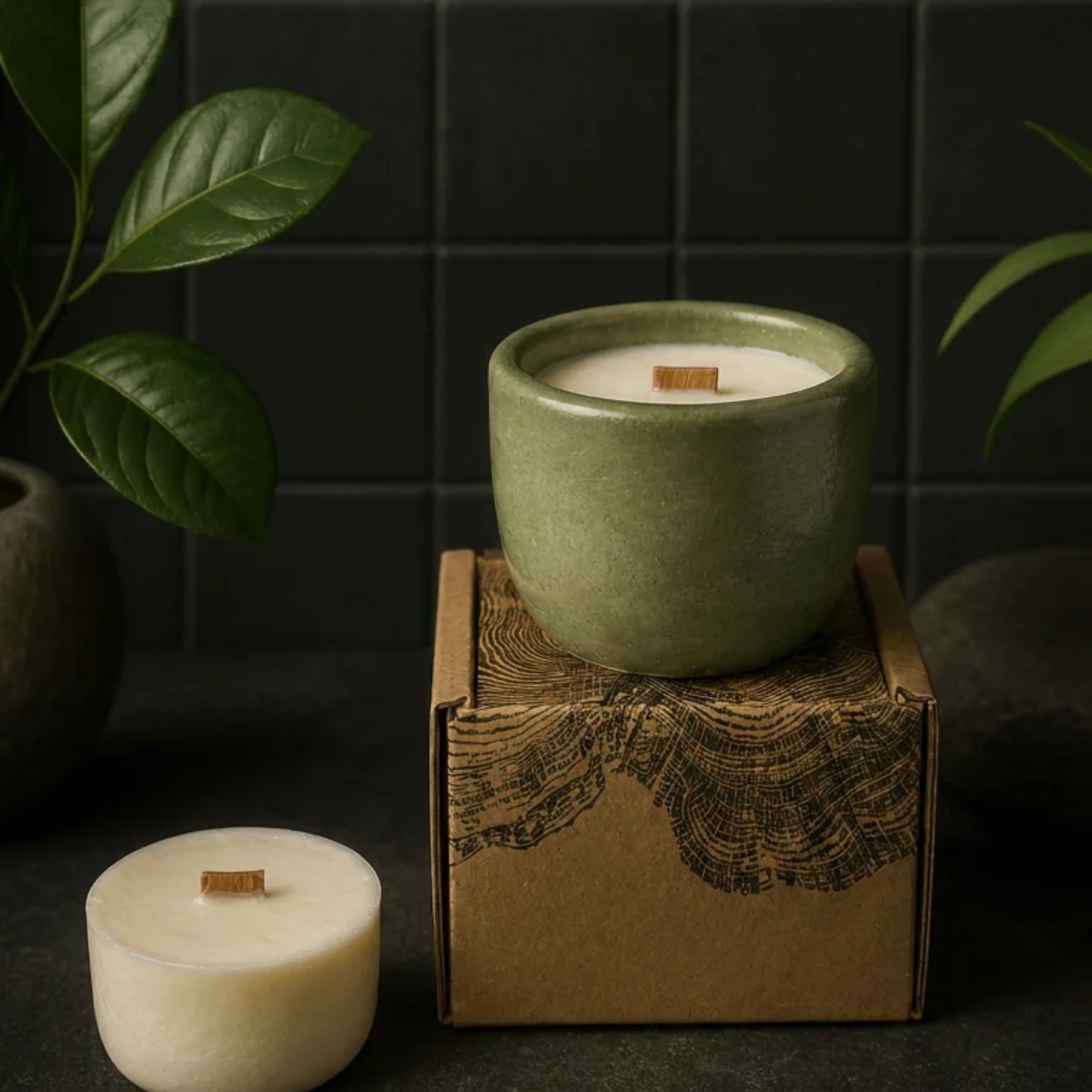 GREEN TEA & GARDENIA  Candles