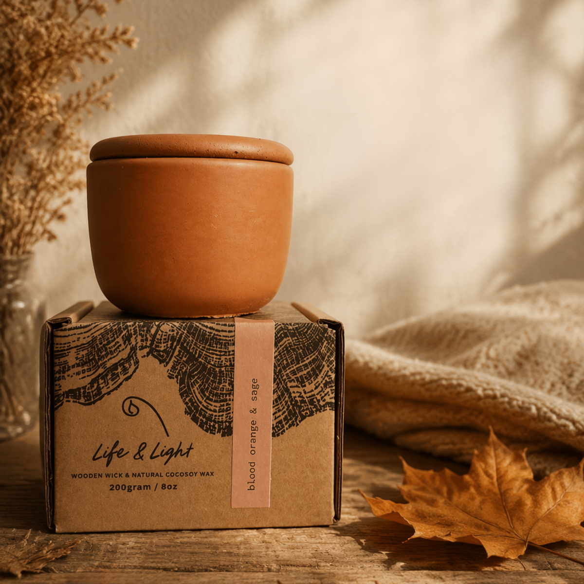 Blood Orange and Sage 100g candle