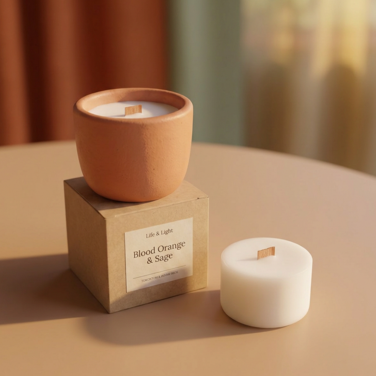 Blood Orange and Sage 100g candle