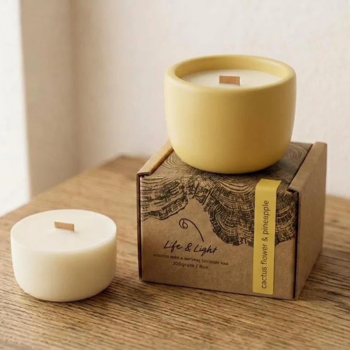 Cactus flower and Pineapple 100g Candle