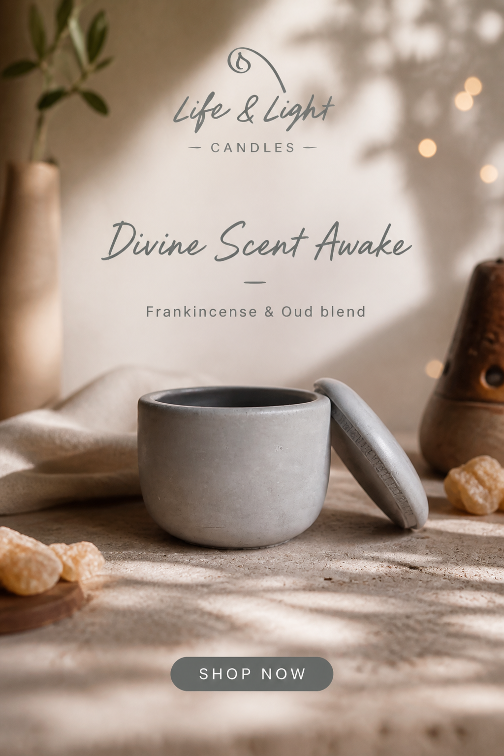 FRANKINCENSE & OUD 200g Candle