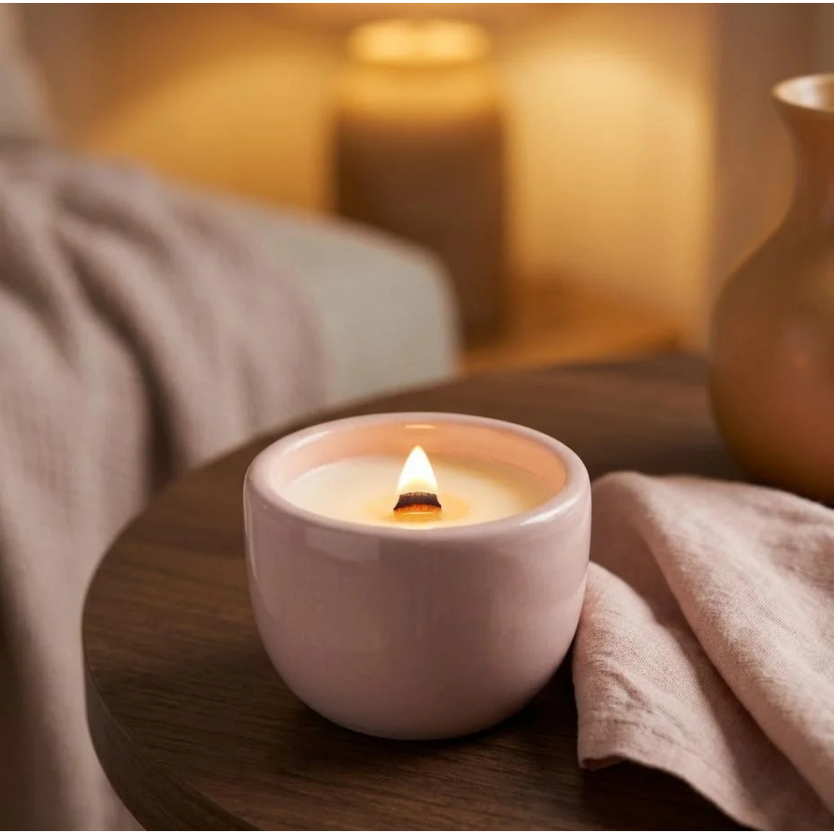 Sandalwood and Rose 100g candle
