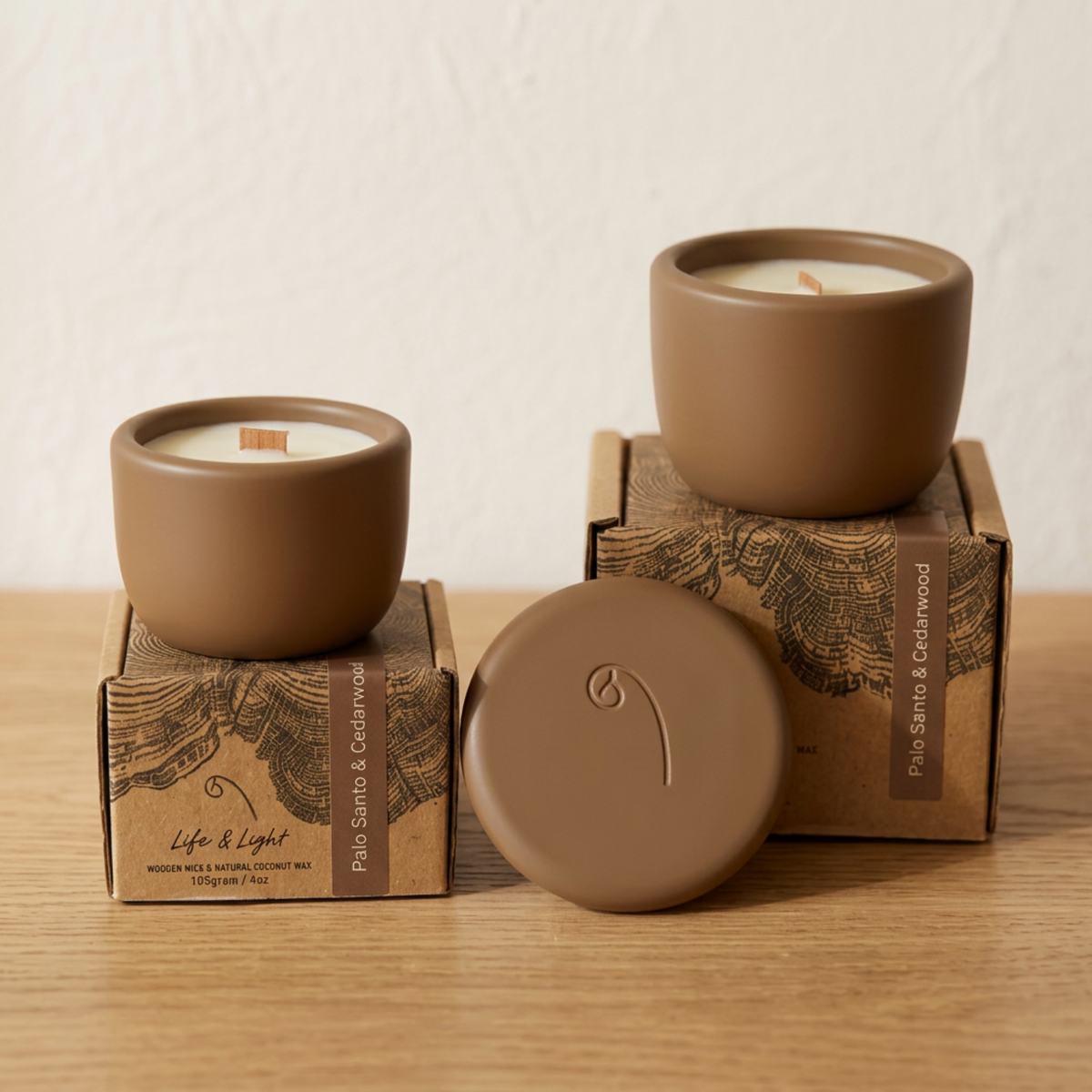 Palo Santo and Cedarwood 100g candle