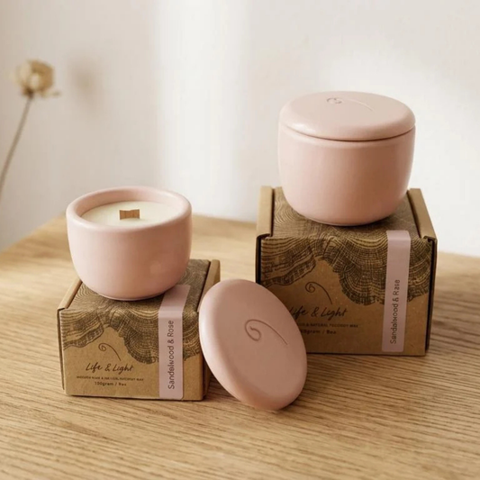 SANDALWOOD & ROSE Candles