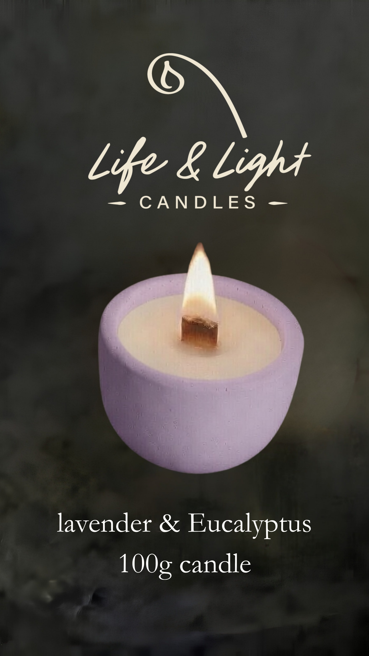 Lavender and Eucalyptus 100g Candle